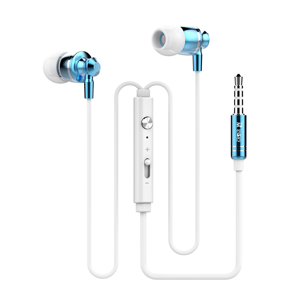 🎧Langsdom M300 Metal Phone Earphone for Mobile Phone 3.5mm in-ear Hifi Earbuds with Mic Headset