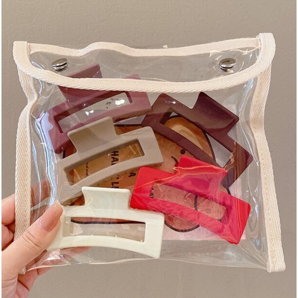 Kẹp tóc hình cá mập bằng Acrylic thời trang thu đông Hàn Quốc cho nữ