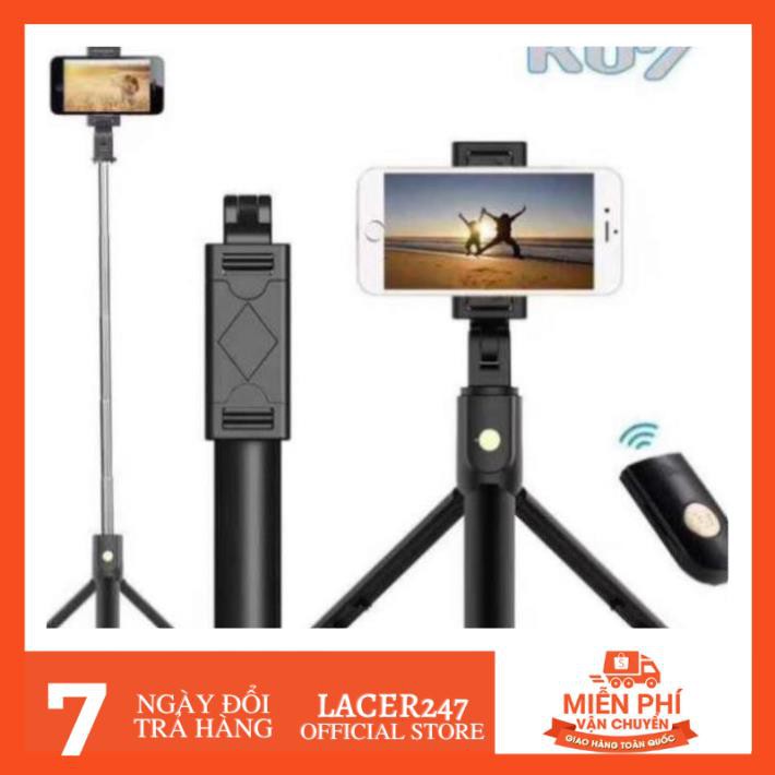 Gậy Chụp Ảnh Kiêm Giá Đỡ Điện Thoại K07