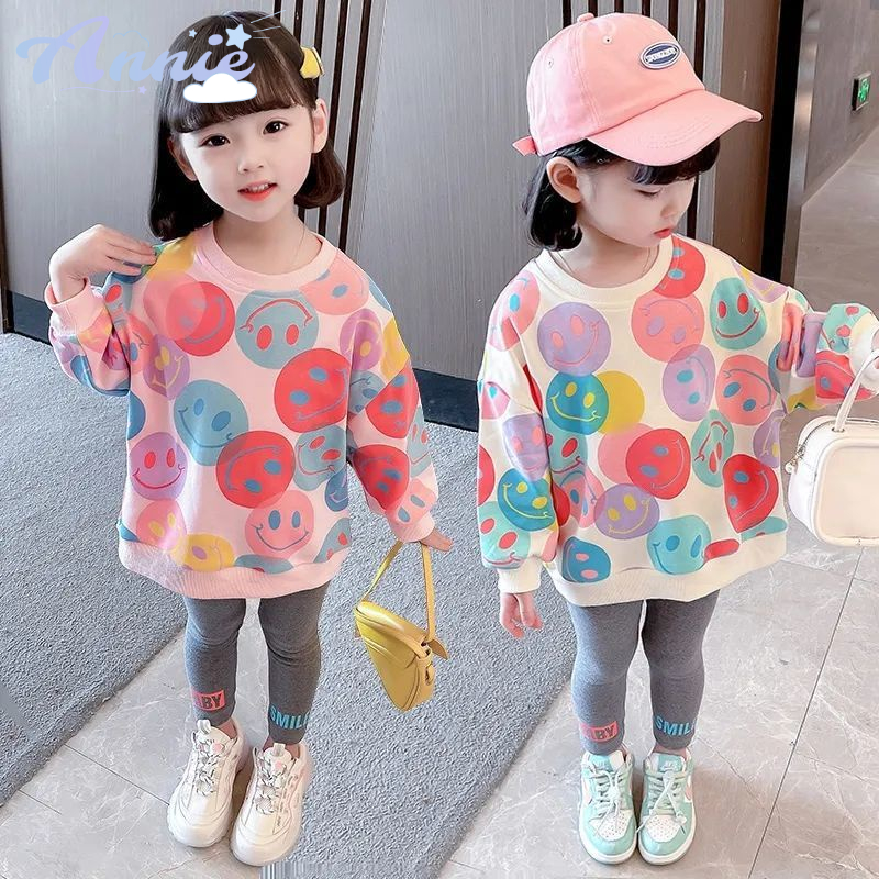 Annie Áo Khoác Sweater Phong Cách Âu Mỹ Thời Trang Xuân Thu Cho Bé Gái