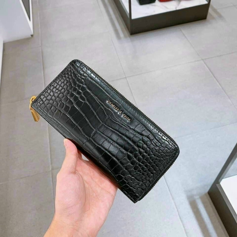 ví cầm tay da rắn C&amp;KK fullbox