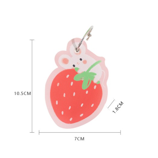 Bộ thẻ học từ vựng ngoại ngữ Flash card Chuột đáng yêu