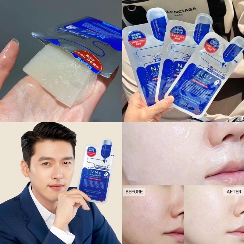 [ HỘP 10 MIẾNG ] MẶT NẠ MEDIHEAL XANH DƯƠNG NMF