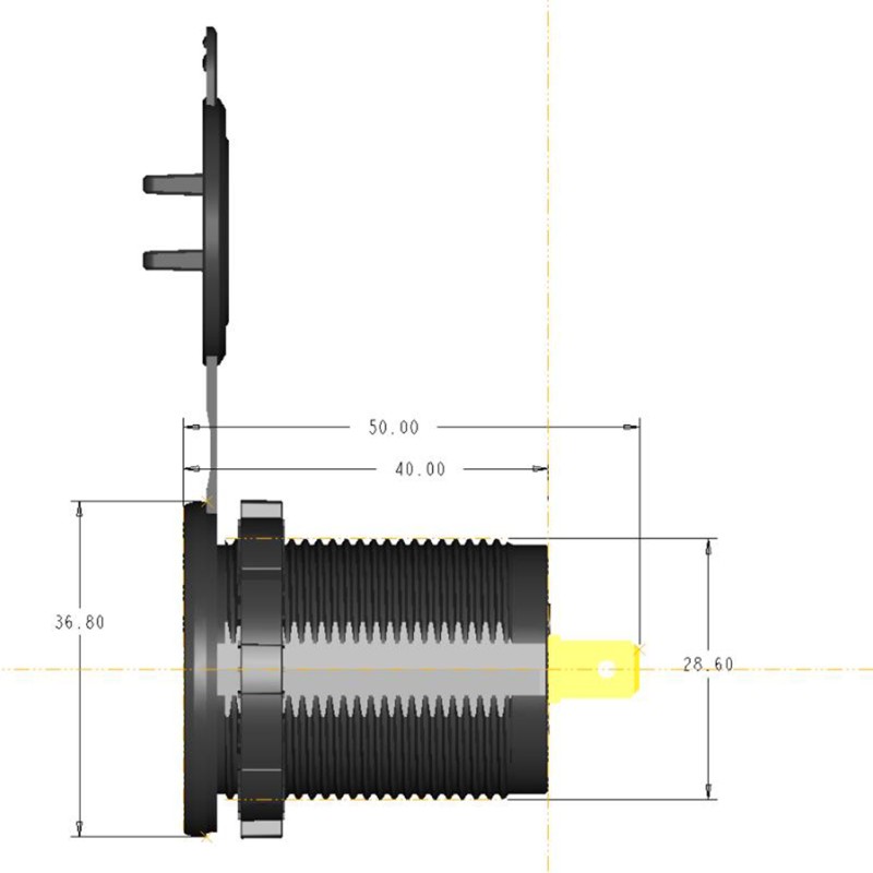 Bộ Sạc Điện Thoại Usb Kép 12v 24v 5v 2.1a Dành Cho Ô Tô / Tàu Thuyền