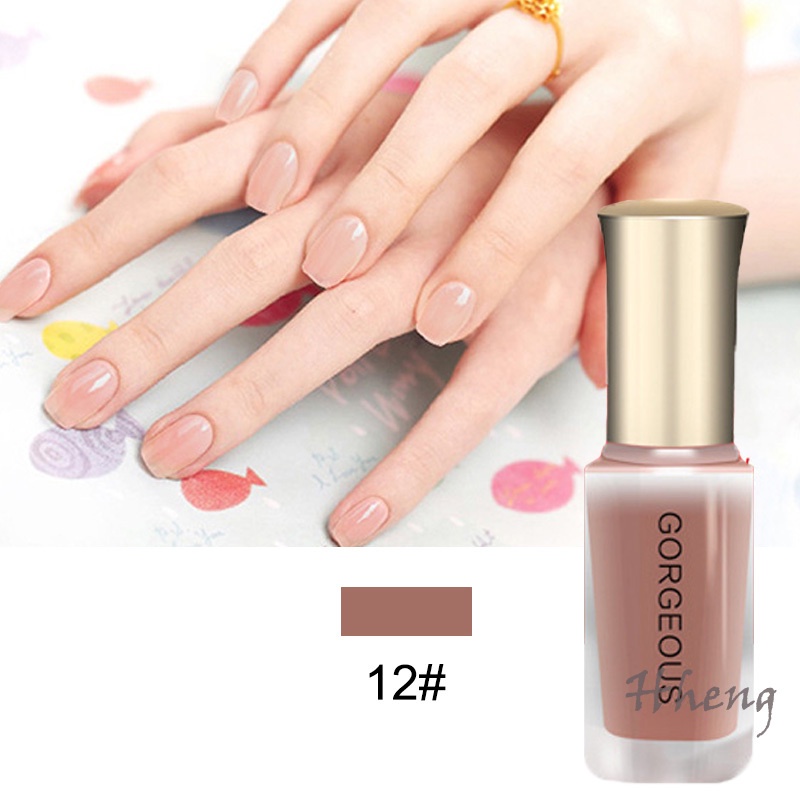 YADORNOS 1 Lọ Nước Sơn Móng Tay 3D Màu Nude Sáng Bóng Trong Suốt Lâu Trôi