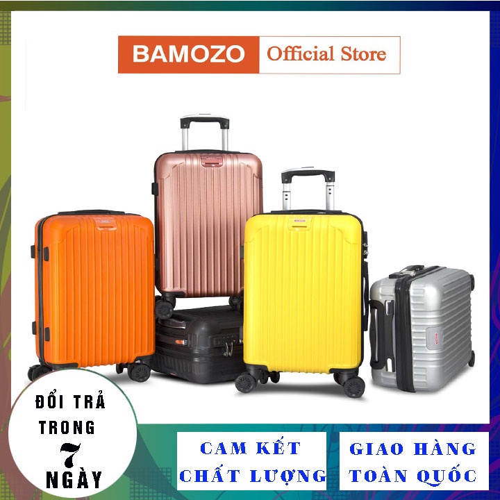 Vali Kéo Bamozo 8801/8809 Nhựa Dẻo Cao Cấp Chống Va Đập,ChốngTrầyXước - Bảo hành 5 năm, 1 đổi 1 Trong 20 ngày