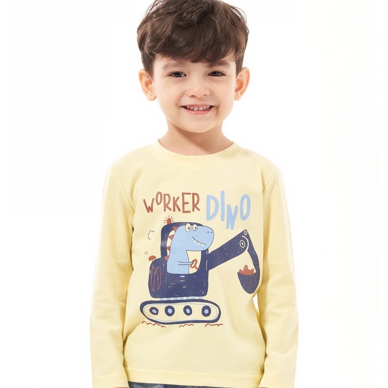 Áo thun bé trai dài tay từ 1 đến 8 tuổi in hình ngộ nghĩnh thời trang cao cấp Beddep Kid Clothes