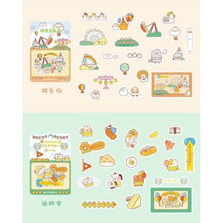 🐽Sticker32 Set 40 miếng sticker thỏ mập