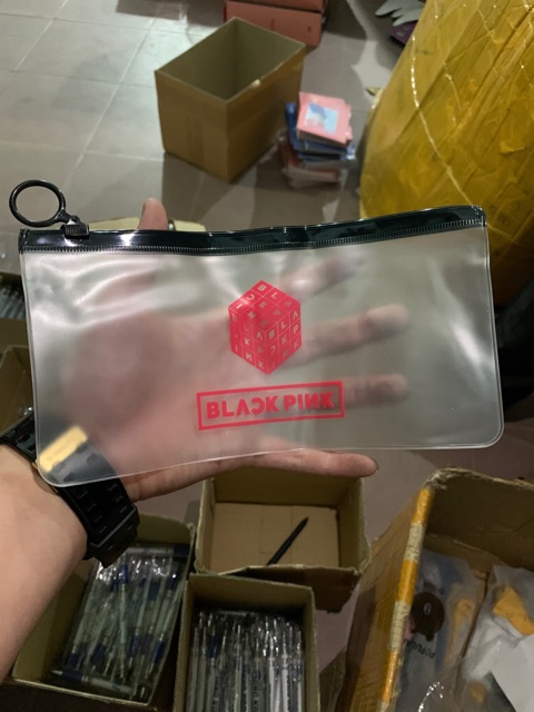 [Mã SKAMSALE06 giảm 10% tối đa 100K đơn 150K] Black Pink - Túi zip trong suốt BlackPink | WebRaoVat - webraovat.net.vn