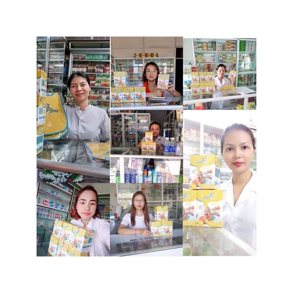 Siro BABY SHARK cho bé Ăn Ngon Ngủ Ngon, Cao Lớn, Thông Minh, Hết Biếng Ăn- FREE SHIP- Hộp 30 gói