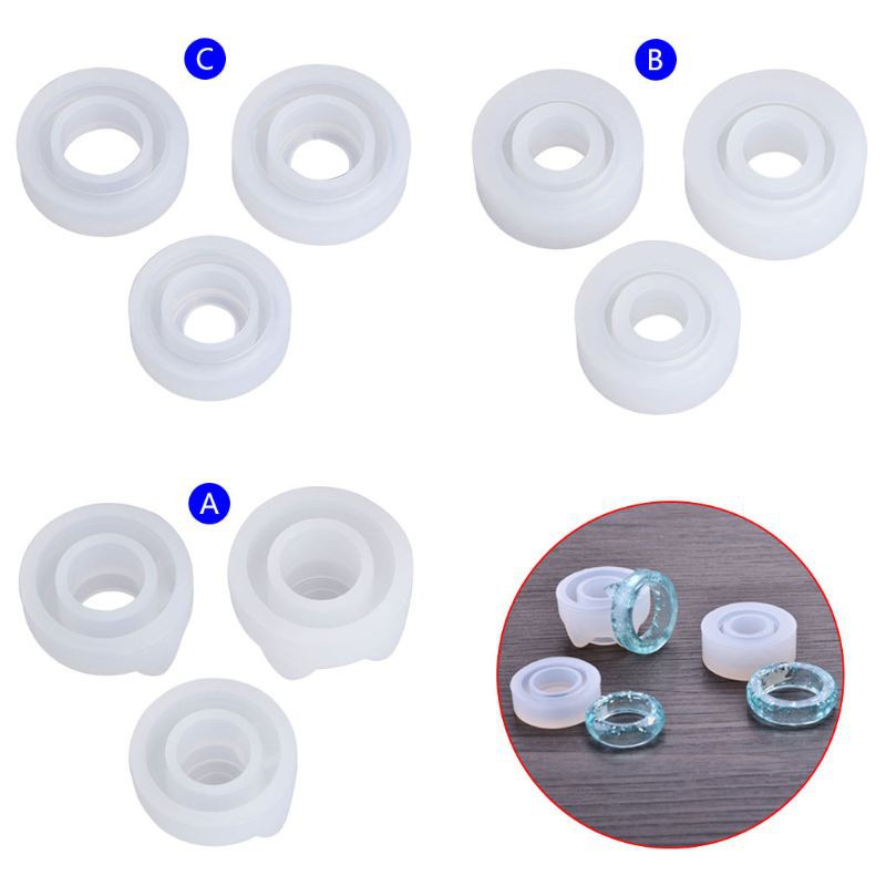 Bộ khuôn silicone làm trang sức hình tai mèo diy 16 / 17 / 18 tiện dụng
