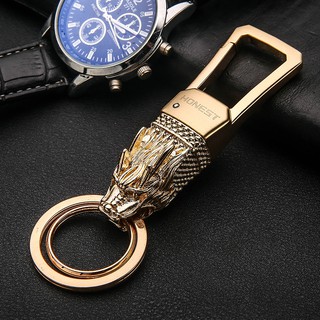 Móc khóa ô tô hình đầu rồng HONEST chính hãng MK134