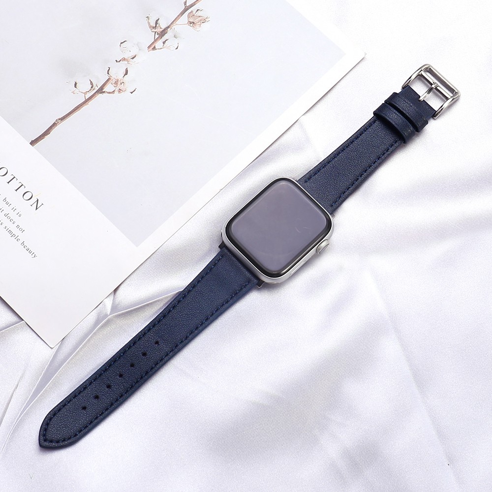 High quality Leather loop for iWatch 40mm 44mm Business Sports Strap Single Tour for Apple watch band 42mm 38mm Series 6 5 4 3 2