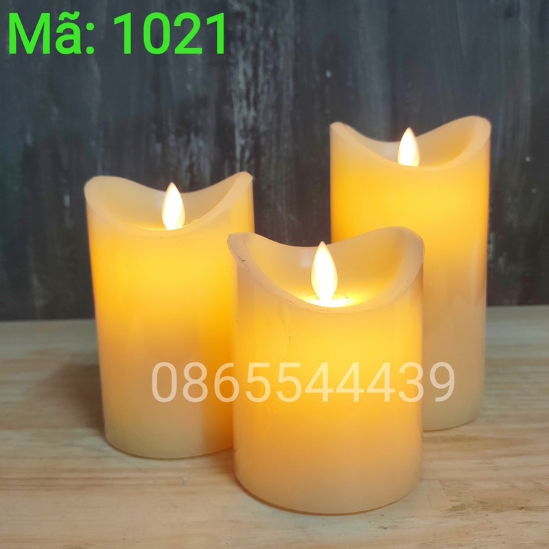 Nến bộ 3 cây sz to, Nến cỡ lớn, Nến 🕯🕯🕯Nến điện tử mini, nến điện tử cây, nến điện tử