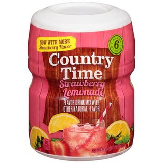 Bột chanh dâu country time 510g date 06.2022