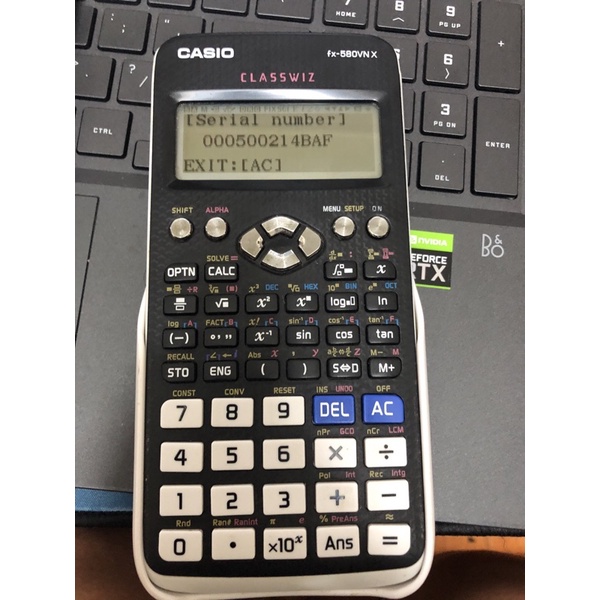 máy tính casio fx 580vnx cũ chính hãng