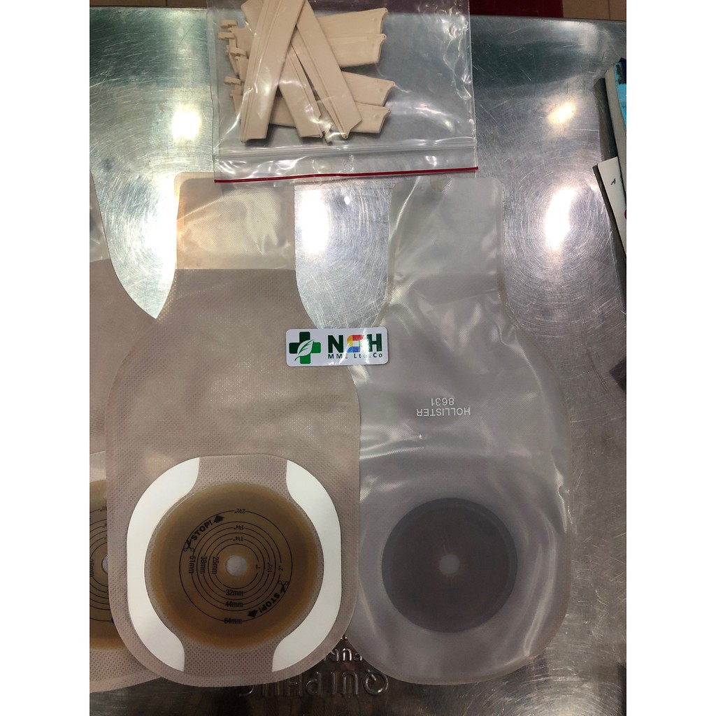 ✅Túi hậu môn nhân tạo một mảnh HOLLISTER 64mm mã 8631 Mỹ, túi chứa phân hậu môn nhân tạo một mảnh 8631 hollister của mỹ