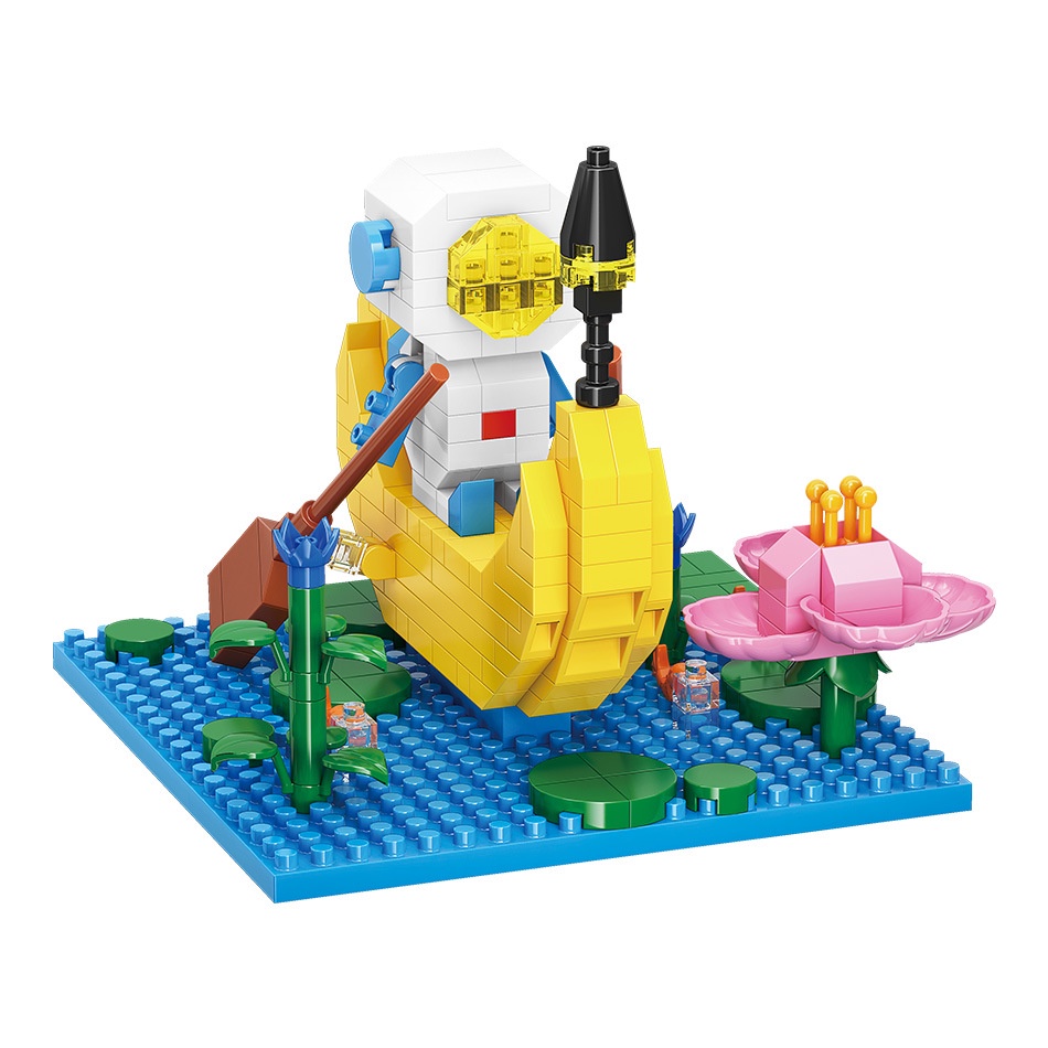 Khối Xây Dựng Hình Phi Hành Gia Nhỏ Dùng Làm Quà Tặng Cho Bé