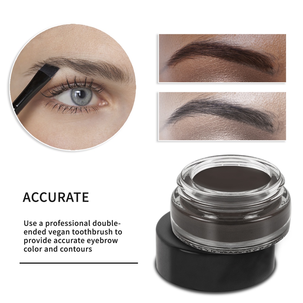 Thúc đẩy sự phát triển nhanh, dày và dài của lông mày, lông mi, tóc mái cho đôi lông mày khỏe mạnh với đường nét tự nhiê