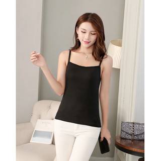 {EVACICI}  Áo thun 2 dây vintage hàn quốc