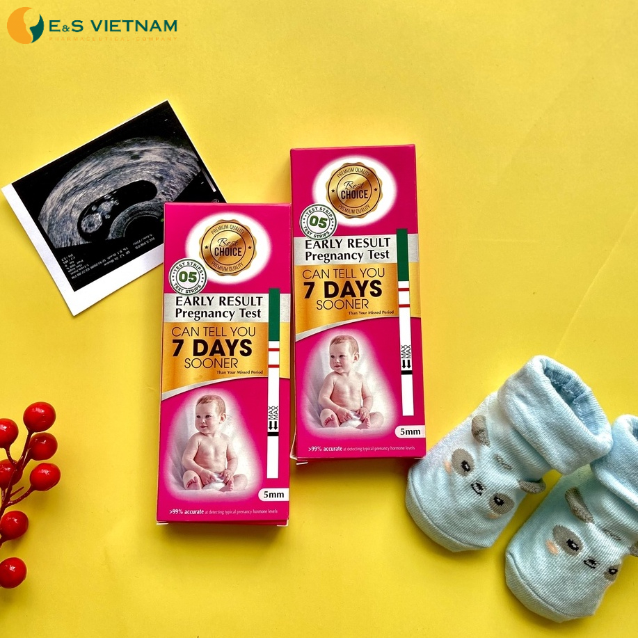 Que Thử Thai OvumB Phát Hiện Thai Sớm  Độ Nhậy Cao  Phát Hiện Thai Sau 7 Ngày Quan Hệ, Bản To, Không Dương Tính Giả