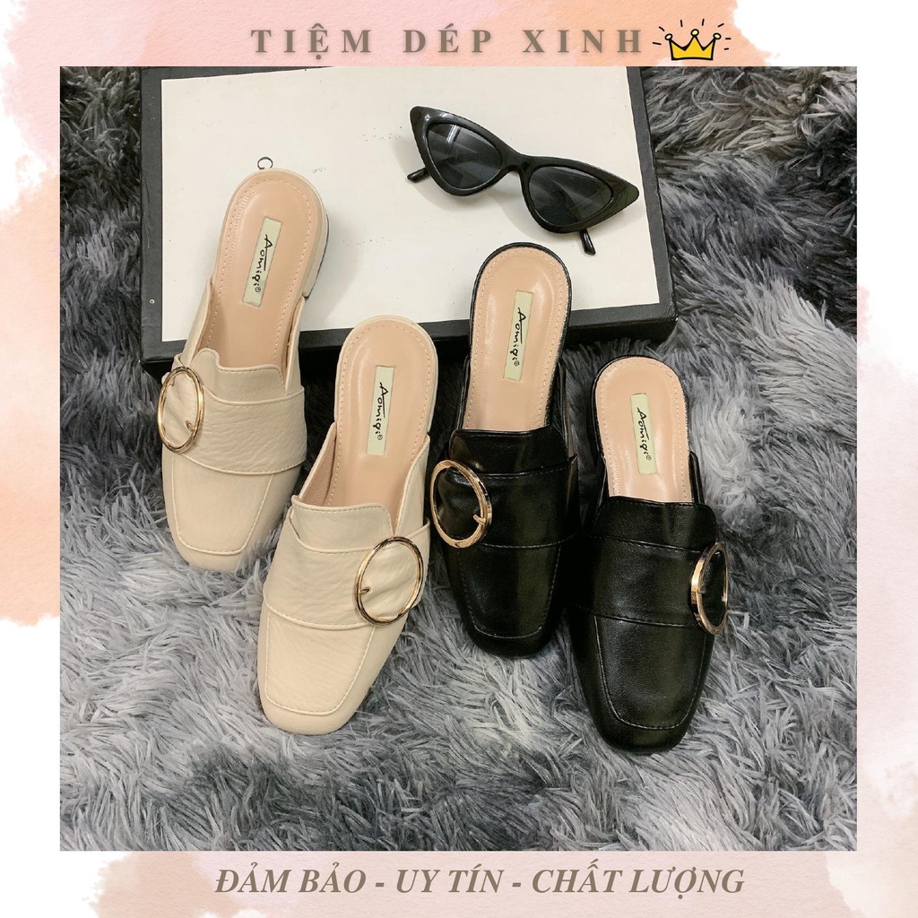 Dép Sục Nữ ⚡𝑭𝑹𝑬𝑬 𝑺𝑯𝑰𝑷⚡ Sục Nữ Khuy Tròn thời trang cao cấp, lên dáng siêu xinh, giày đi cực êm D02 HOT