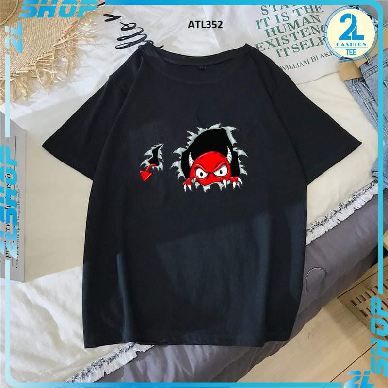 Áo Thun tay lỡ form rộng Devil, áo phông nam nữ unisex phong cách hàn quốc -2LSHOP