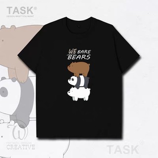 Áo thun 3 chú gấu nằm cuteeee [FREESHIP] Áo đôi, áo cotton chất đẹp mát, áo unisex, áo phông trắng đen đẹp