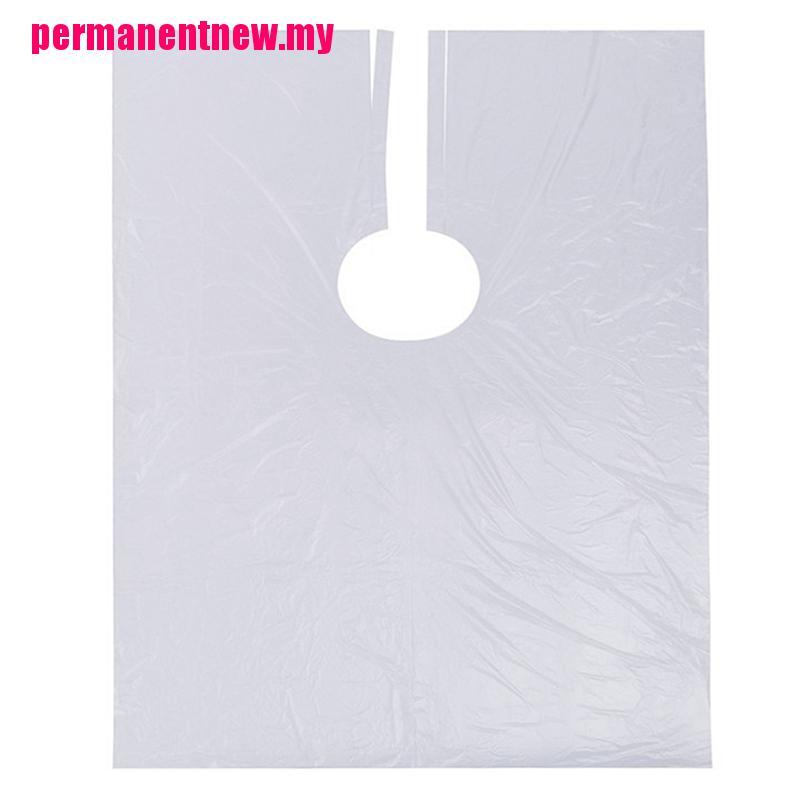 (hàng Mới Về) Set 100 Áo Choàng Nhuộm Tóc Dùng Một Lần Bằng Pe Tiện Dụng