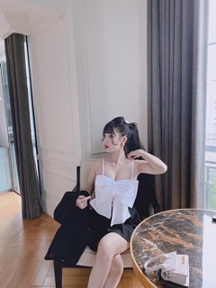 Áo croptop nơ❣️