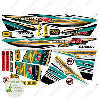 Tem rời WAVE ALPHA 110  ( Đời 2017 - 2021 )  Nhiều lựa chọn màu sắc - Tem chế 3 lớp cao cấp