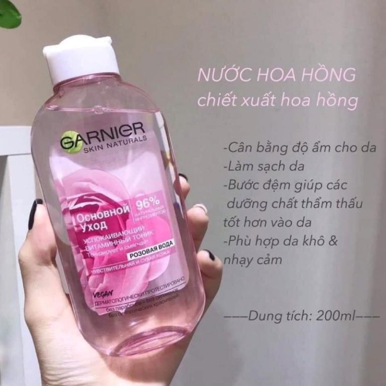 Nước hoa hồng Ganier của Nga 200ml