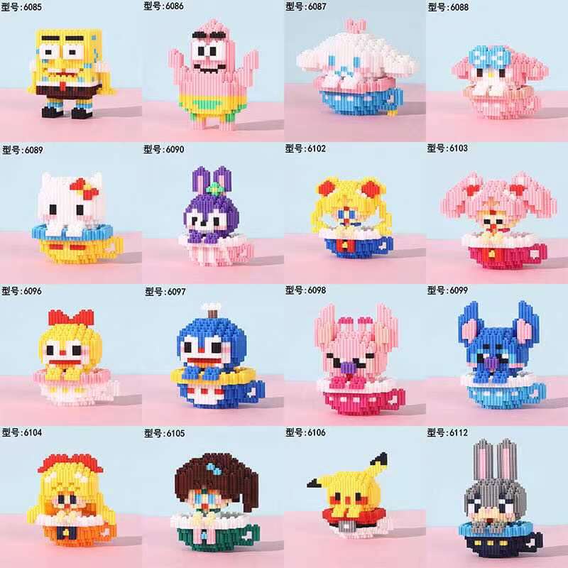 💫Mua 1 tặng 1💫Khối xây dựng Đồ chơi lắp ráp mô hình 3D ba chiều đồ chơi trẻ em Khối câu đố đồ chơi cho bé trai  gái quà