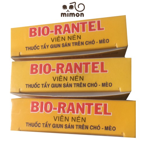 BIO-RANTEL dành cho chó mèo bị giun sán [1 viên lẻ]