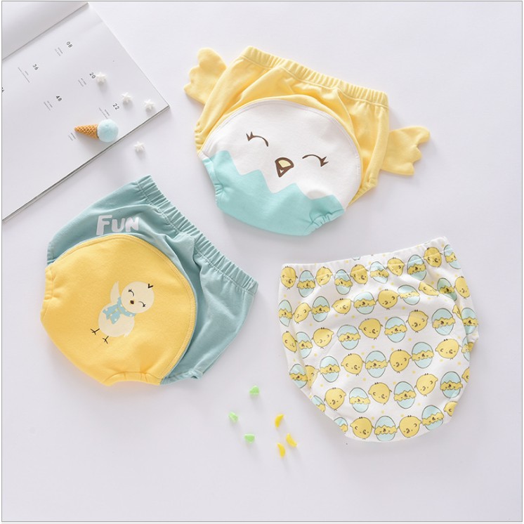 Set 3 quần bỏ bỉm chống thấm 6 lớp bông cotton cao cấp