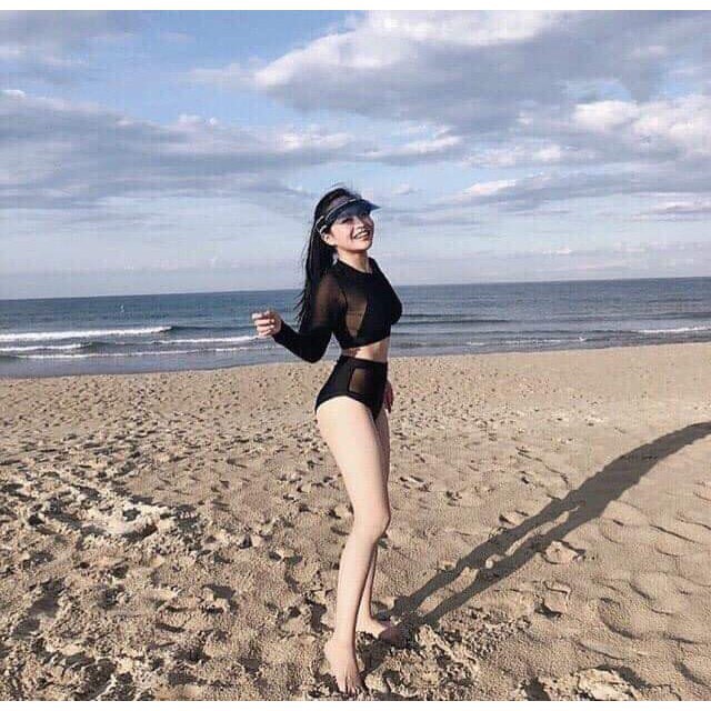 set bikini 2 mảnh pha lưới ren sexy cá tính | BigBuy360 - bigbuy360.vn