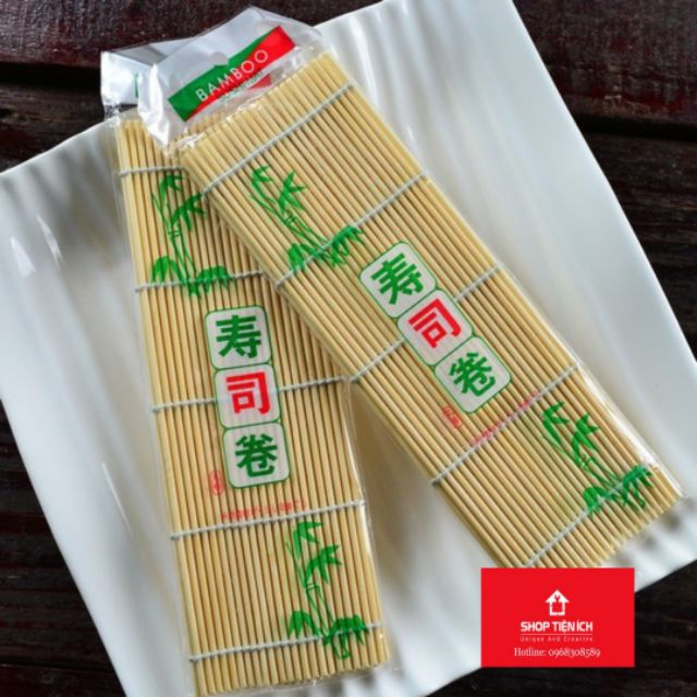 Mành tre cuốn shushi (kimbap)