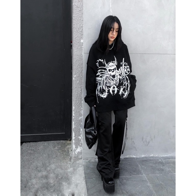Áo hoodie nỉ bông vah/v3 form rộng unisex nam nữ