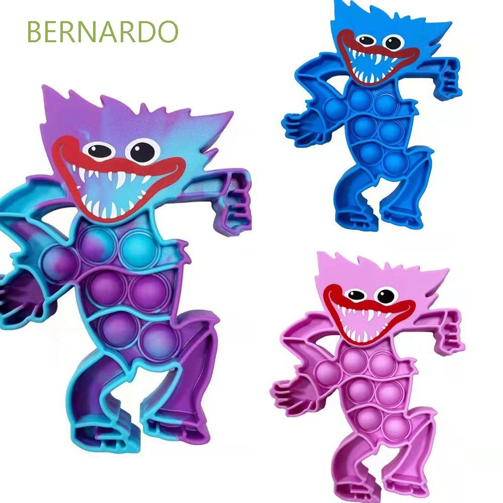 Đồ chơi nhấn bong bóng phong cách Huggy Wuggy tùy chọn màu sắc độc đáo vui nhộn làm bằng silicon