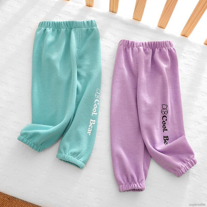 Quần jogger phối màu kẹo ngọt tùy chọn cho trẻ em