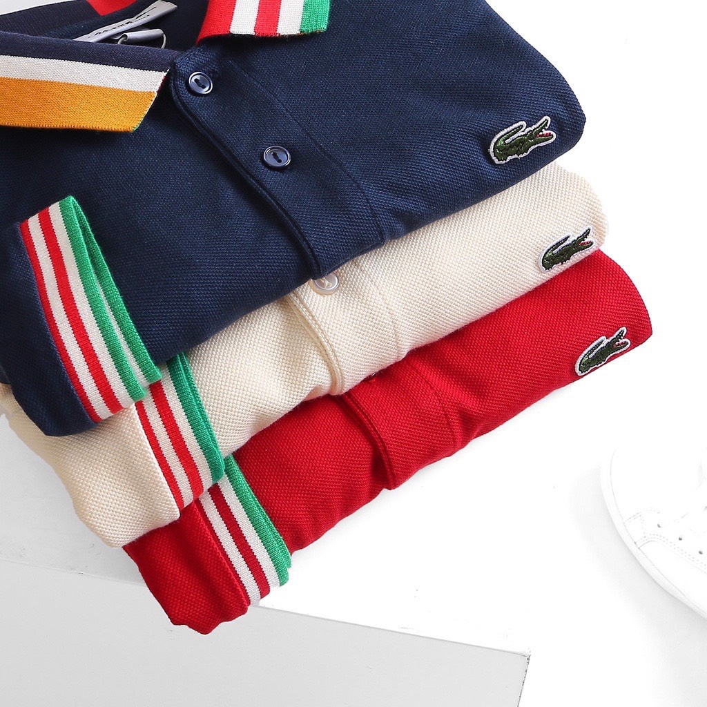 ÁO THUN POLO NGẮN TAY CỔ TRỤ  POLO LACOSTE