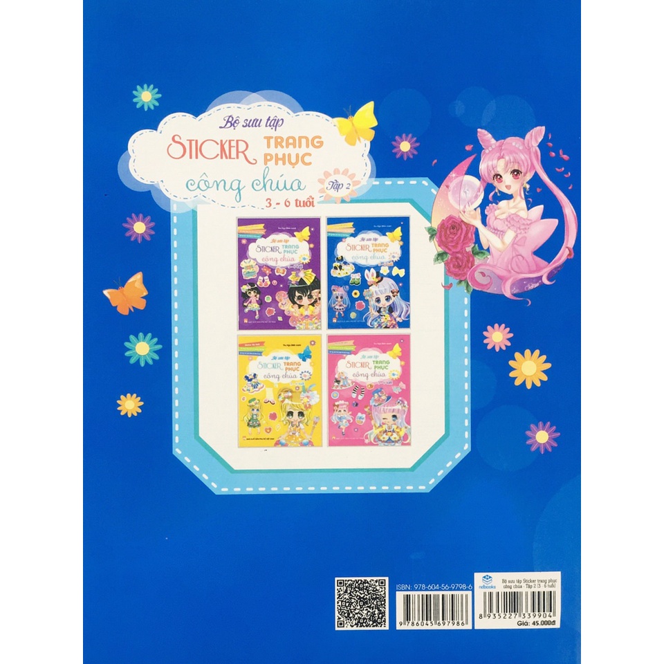 Sách - Bộ sưu tập Sticker trang phục công chúa 3 - 6 tuổi - Tập 2