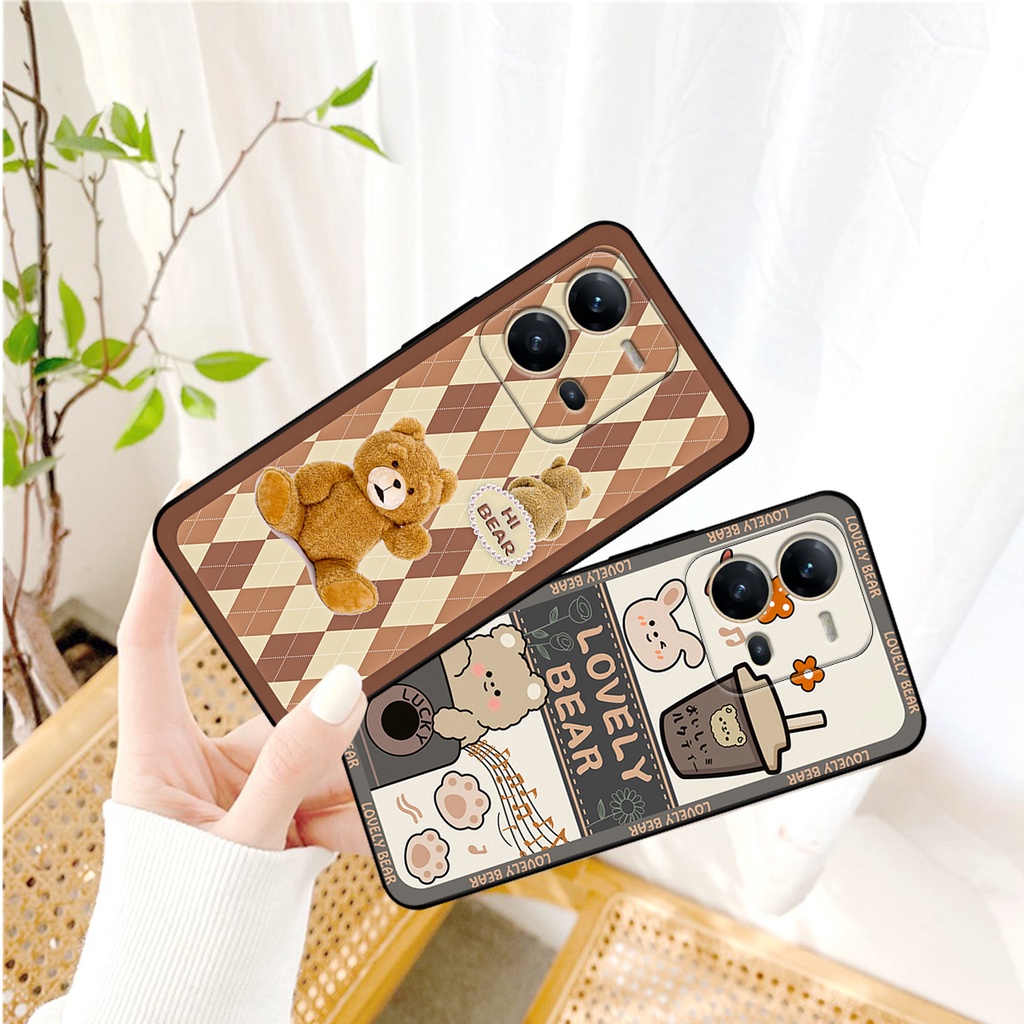 Ốp lưng Vivo V25 - V25e in hình gấu bear dễ thương, bền đẹp.