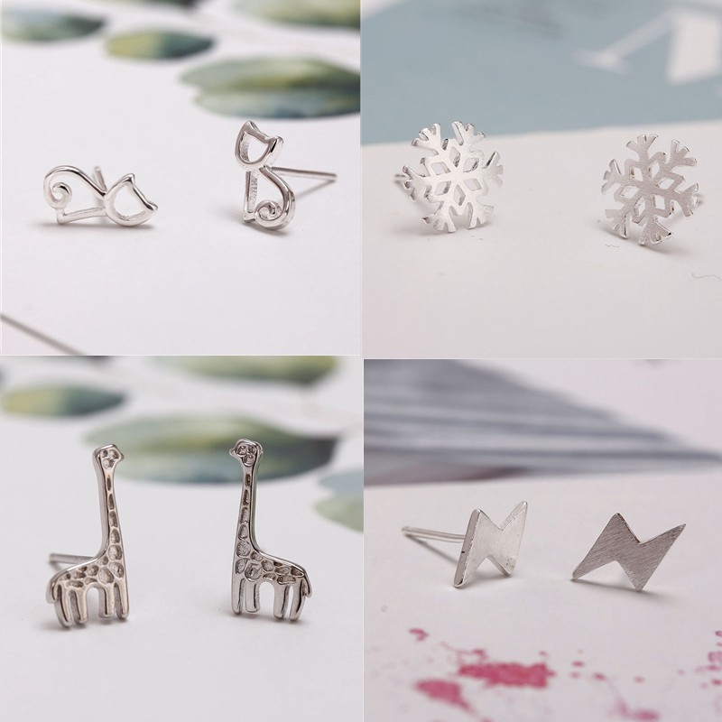 Bông Tai Nữ Thiết Kế Đơn Giản Không Dị Ứng A754