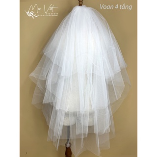 Voan cô dâu, voan bồng loại 2 tầng, 4 tầng, loại không xẹp.
