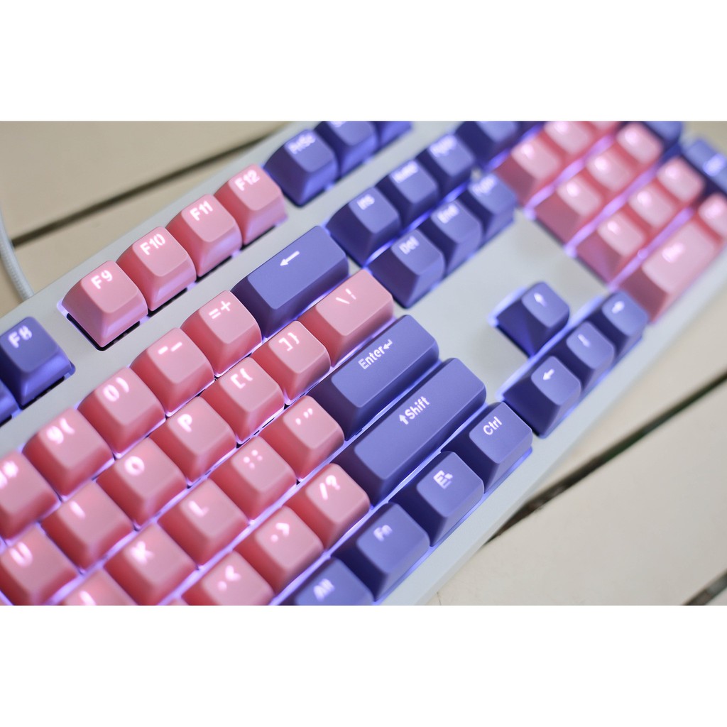 Bộ Keycap mofii 104 Phím Double Shot Xuyên LED - Chính hãng