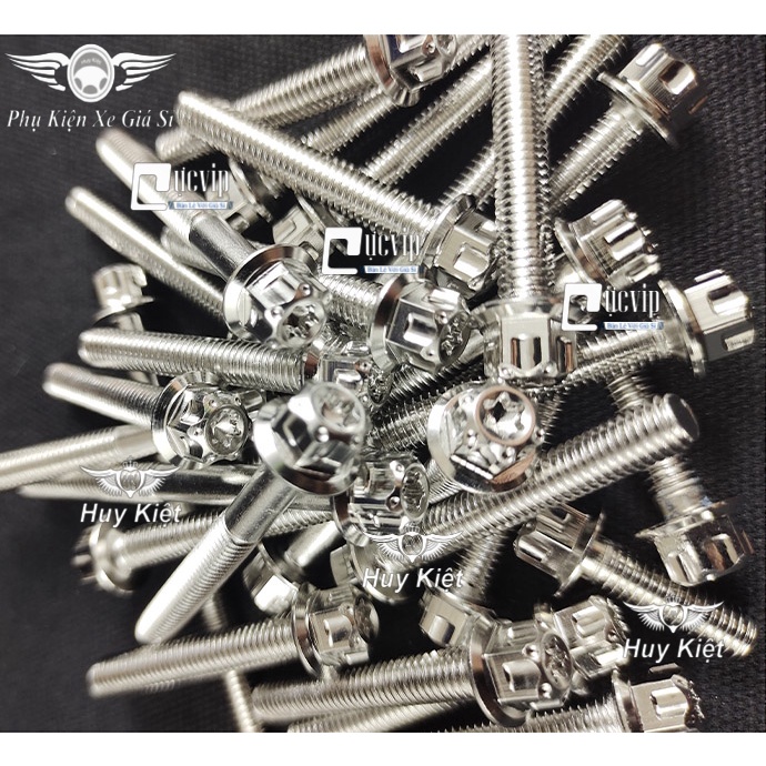 [Rẻ Vô Địch] Bộ Ốc Lốc Máy Salaya Inox 304 Cho Wave A 2017 - 2022, Wave RSX, Wave S110 (18 Con) 4905
