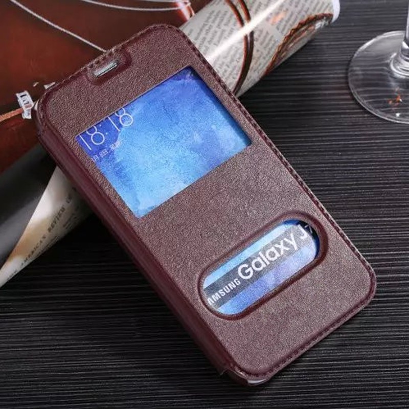 Bao Da Hở view Cho samsung galaxy a3 2016 a5 2015 n7100 note 2 Ốp