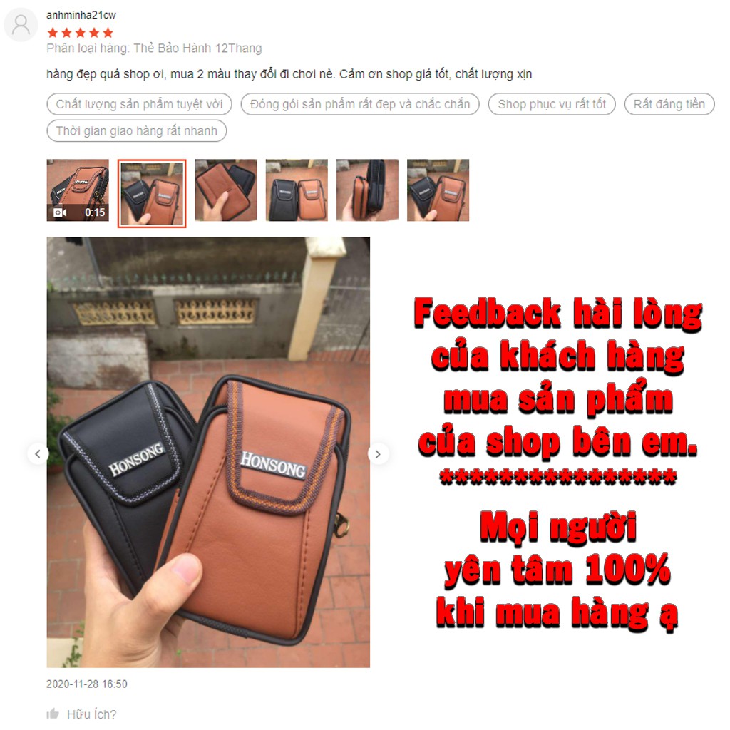 Túi Da Mini Đeo Hông Đeo Bụng 2 Ngăn Tiện Dụng Đựng Điện Thoại | BigBuy360 - bigbuy360.vn