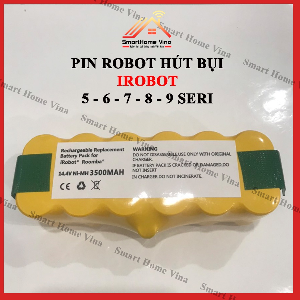 Pin robot hút bụi Irobot Rooba 5, 6, 7, 8, 9 Seri